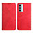 Custodia Portafoglio In Pelle Cover con Supporto Y02X per Motorola Moto Edge S30 5G Rosso