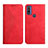 Custodia Portafoglio In Pelle Cover con Supporto Y02X per Motorola Moto G Pure Rosso