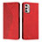 Custodia Portafoglio In Pelle Cover con Supporto Y02X per Motorola Moto G Stylus (2022) 4G Rosso