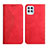 Custodia Portafoglio In Pelle Cover con Supporto Y02X per Motorola Moto G100 5G Rosso