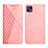 Custodia Portafoglio In Pelle Cover con Supporto Y02X per Motorola Moto G50 5G Oro Rosa