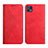 Custodia Portafoglio In Pelle Cover con Supporto Y02X per Motorola Moto G50 5G Rosso