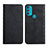 Custodia Portafoglio In Pelle Cover con Supporto Y02X per Motorola Moto G71 5G Nero