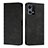 Custodia Portafoglio In Pelle Cover con Supporto Y02X per Oppo F21s Pro 4G Nero