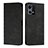 Custodia Portafoglio In Pelle Cover con Supporto Y02X per Oppo Reno7 4G Nero