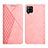 Custodia Portafoglio In Pelle Cover con Supporto Y02X per Samsung Galaxy A42 5G Oro Rosa