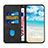 Custodia Portafoglio In Pelle Cover con Supporto Y02X per Samsung Galaxy M02