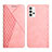 Custodia Portafoglio In Pelle Cover con Supporto Y02X per Samsung Galaxy M32 5G Oro Rosa