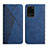 Custodia Portafoglio In Pelle Cover con Supporto Y02X per Samsung Galaxy S20 Ultra 5G Blu