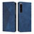 Custodia Portafoglio In Pelle Cover con Supporto Y02X per Sony Xperia 1 IV Blu