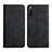 Custodia Portafoglio In Pelle Cover con Supporto Y02X per Sony Xperia 10 III Lite Nero