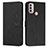 Custodia Portafoglio In Pelle Cover con Supporto Y03X per Motorola Moto E30 Nero