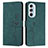 Custodia Portafoglio In Pelle Cover con Supporto Y03X per Motorola Moto Edge 30 Pro 5G Verde