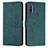 Custodia Portafoglio In Pelle Cover con Supporto Y03X per Motorola Moto G Pure Verde