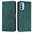 Custodia Portafoglio In Pelle Cover con Supporto Y03X per Motorola Moto G31 Verde