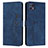 Custodia Portafoglio In Pelle Cover con Supporto Y03X per Motorola Moto G50 5G Blu