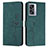 Custodia Portafoglio In Pelle Cover con Supporto Y03X per Oppo A56S 5G Verde