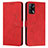 Custodia Portafoglio In Pelle Cover con Supporto Y03X per Oppo A74 4G Rosso