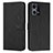 Custodia Portafoglio In Pelle Cover con Supporto Y03X per Oppo F21 Pro 4G Nero