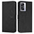 Custodia Portafoglio In Pelle Cover con Supporto Y03X per Oppo K10 5G India Nero