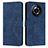 Custodia Portafoglio In Pelle Cover con Supporto Y03X per Realme 11 Pro+ Plus 5G Blu