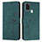 Custodia Portafoglio In Pelle Cover con Supporto Y03X per Samsung Galaxy A21s Verde
