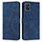Custodia Portafoglio In Pelle Cover con Supporto Y03X per Samsung Galaxy A51 4G Blu
