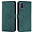 Custodia Portafoglio In Pelle Cover con Supporto Y03X per Samsung Galaxy A71 5G Verde