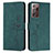 Custodia Portafoglio In Pelle Cover con Supporto Y03X per Samsung Galaxy Note 20 Ultra 5G Verde