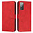 Custodia Portafoglio In Pelle Cover con Supporto Y03X per Samsung Galaxy S20 Lite 5G Rosso