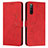 Custodia Portafoglio In Pelle Cover con Supporto Y03X per Sony Xperia 10 IV Rosso