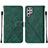 Custodia Portafoglio In Pelle Cover con Supporto Y07B per Samsung Galaxy S21 Ultra 5G Verde