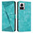 Custodia Portafoglio In Pelle Cover con Supporto Y07X per Motorola Moto Edge X30 Pro 5G Verde