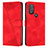 Custodia Portafoglio In Pelle Cover con Supporto Y07X per Motorola Moto G Power (2022) Rosso