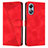Custodia Portafoglio In Pelle Cover con Supporto Y07X per Oppo A17 Rosso
