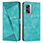 Custodia Portafoglio In Pelle Cover con Supporto Y07X per Oppo A57 5G Verde