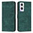 Custodia Portafoglio In Pelle Cover con Supporto Y07X per Oppo A96 5G Verde