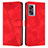 Custodia Portafoglio In Pelle Cover con Supporto Y07X per Realme Narzo 50 5G Rosso