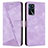 Custodia Portafoglio In Pelle Cover con Supporto Y08X per Oppo A54s Viola