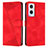Custodia Portafoglio In Pelle Cover con Supporto Y08X per Oppo A96 5G Rosso