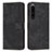 Custodia Portafoglio In Pelle Cover con Supporto Y08X per Sony Xperia 1 IV Nero