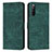 Custodia Portafoglio In Pelle Cover con Supporto Y08X per Sony Xperia 10 IV Verde