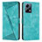 Custodia Portafoglio In Pelle Cover con Supporto Y08X per Xiaomi Redmi Note 12 Pro+ Plus 5G Verde