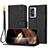 Custodia Portafoglio In Pelle Cover con Supporto Y09X per OnePlus Nord N300 5G Nero