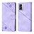 Custodia Portafoglio In Pelle Cover con Supporto YB1 per OnePlus Nord N300 5G Viola