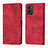 Custodia Portafoglio In Pelle Cover con Supporto YB1 per Oppo A96 4G Rosso