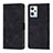 Custodia Portafoglio In Pelle Cover con Supporto YB1 per Oppo K10X 5G Nero