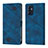 Custodia Portafoglio In Pelle Cover con Supporto YB1 per Oppo Reno6 5G Blu