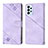 Custodia Portafoglio In Pelle Cover con Supporto YB1 per Samsung Galaxy A23 5G Viola