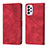 Custodia Portafoglio In Pelle Cover con Supporto YB1 per Samsung Galaxy A52 5G Rosso